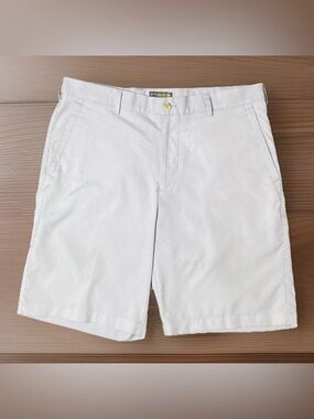 Peter Millar Men's Golf Shorts Size: 34 Crown Sport Purple Stripe MS17EB84